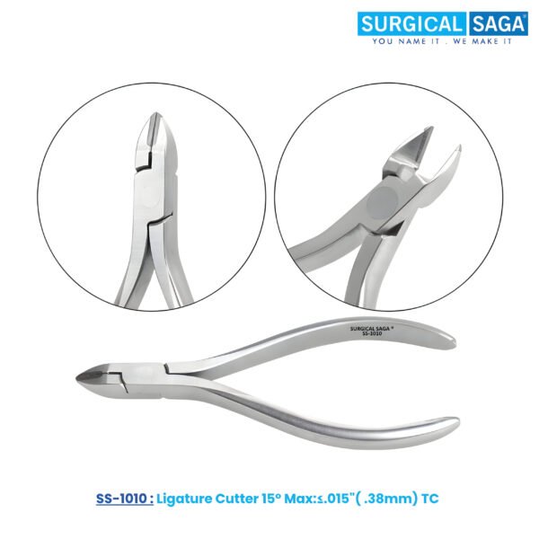 Ligature Cutter 15° Max:≤.015"( .38mm) - TC Tips