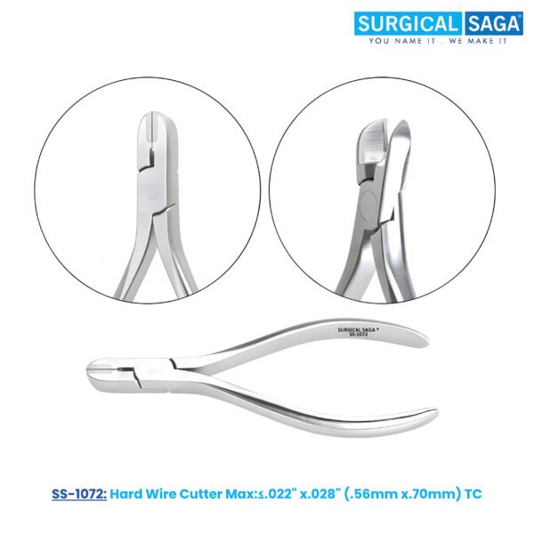 Hard Wire Cutter Max:≤.022" x.028"(.56mm x.70mm) - TC Tips