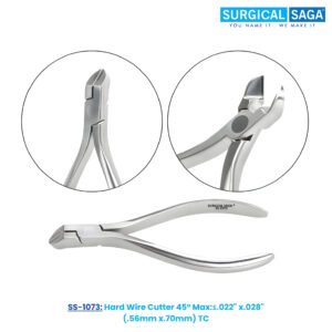 Hard Wire Cutter 45° Max:≤.022" x.028"(.56mm x.70mm) - TC Tips