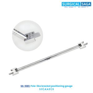Pole-like bracket positioning gauge 3.5\4;4.5\5