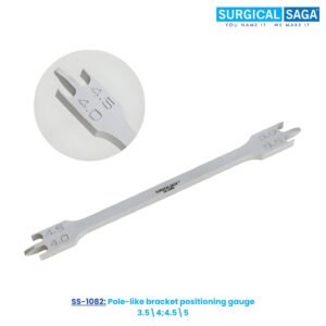 Pole-like bracket positioning gauge 3.5\4;4.5\5