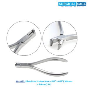 Distal End Cutter Max:≤.019" x.025"(.48mm x.64mm) - TC Tips
