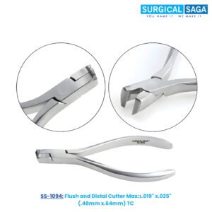 Flush and Distal Cutter Max:≤.019" x.025"(.48mm x.64mm) - TC Tips
