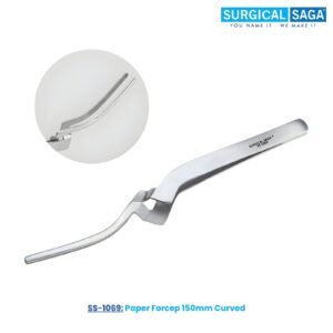 Paper Forcep 150mm Curved
