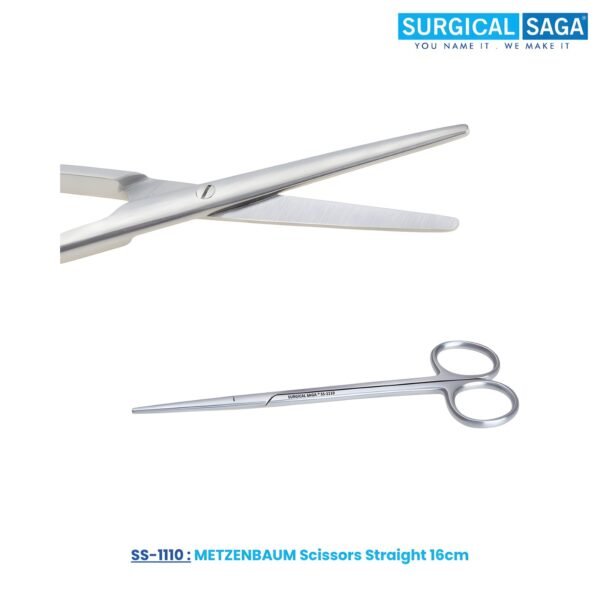 METZENBAUM Scissors Straight 16cm