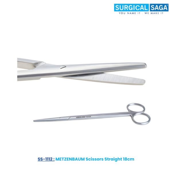 METZENBAUM Scissors Straight 18cm