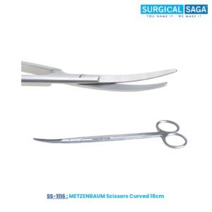 METZENBAUM Scissors Curved 18cm