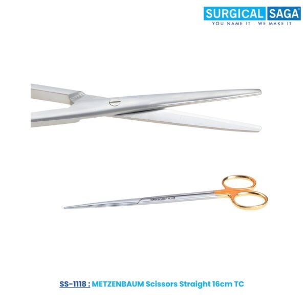 METZENBAUM Scissors Straight 16cm TC