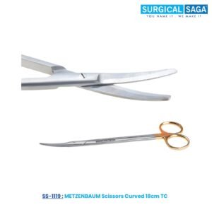 METZENBAUM Scissors Curved 18cm TC