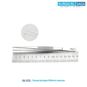 Tissue forceps 160mm narrow