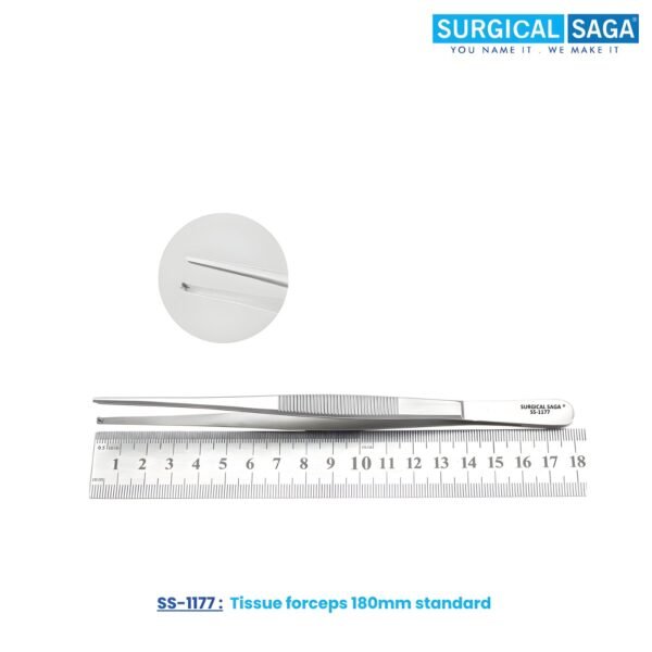 Tissue forceps 180mm standard