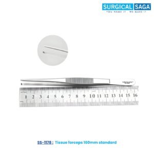 Tissue forceps 160mm standard