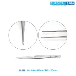 De-Bakey 180mm*(1.5-2.5)mm