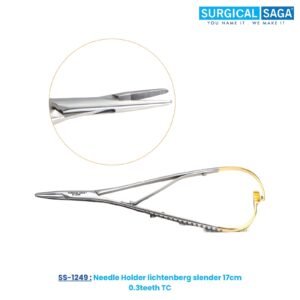 Needle Holder lichtenberg slender 17cm 0.3teeth TC