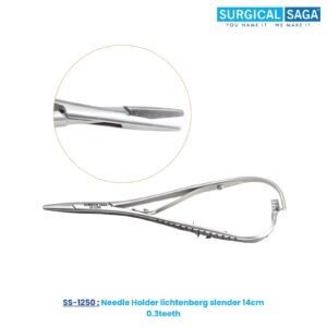 Needle Holder lichtenberg slender 14cm 0.3teeth