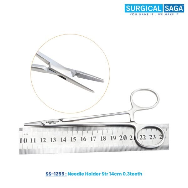 Needle Holder Str 14cm 0.3teeth