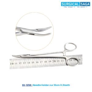 Needle Holder cur 16cm 0.3teeth