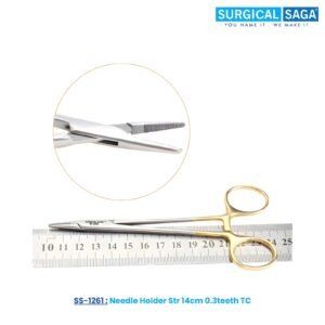 Needle Holder Str 14cm 0.3teeth TC