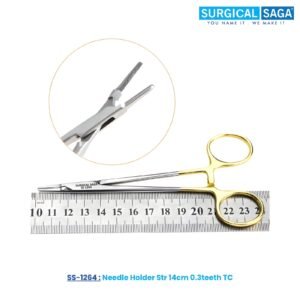 Needle Holder Str 14cm 0.3teeth TC