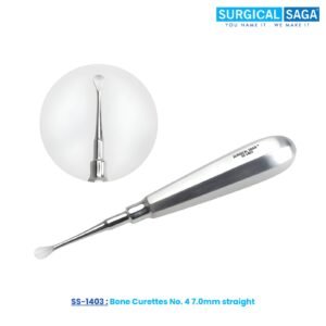 Bone Curettes No. 4 7.0mm straight