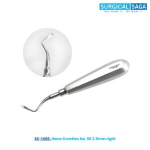 Bone Curettes No. 5R 3.5mm right