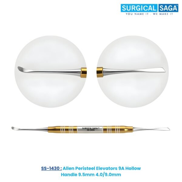 Allen Periosteal Elevators 9A Hollow Handle 9.5mm 4.0/9.0mm