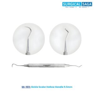 Sickle Scaler Hollow Handle 9.5mm