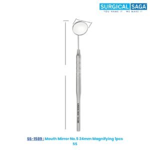 Mouth Mirror No.5 24mm Magnifying 1pcs SS