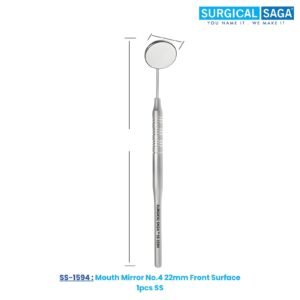 Mouth Mirror No.4 22mm Front Surface 1pcs SS