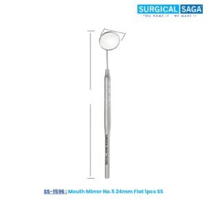 Mouth Mirror No.5 24mm Flat 1pcs SS