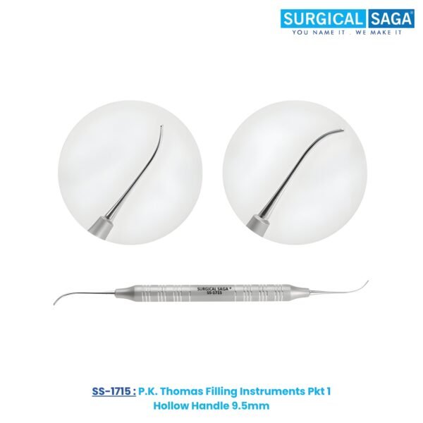 P.K. Thomas Filling Instruments Pkt 1 Hollow Handle 9.5mm